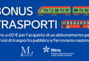 Bonus Trasporti: 60 euro al mese per i mezzi pubblici
